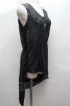 画像3: Sixh / サイドレースアップラメタンクトップ  黒 S-26-04-16-039-HN-TS-HR-ZS (3)