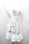 画像3: Hoshibako Works / 東方Project x HoshibakoWorks 十六夜咲夜 時計盤刺繍入りフリルエプロン  白 S-26-04-16-041-LO-TO-TE-ZS (3)
