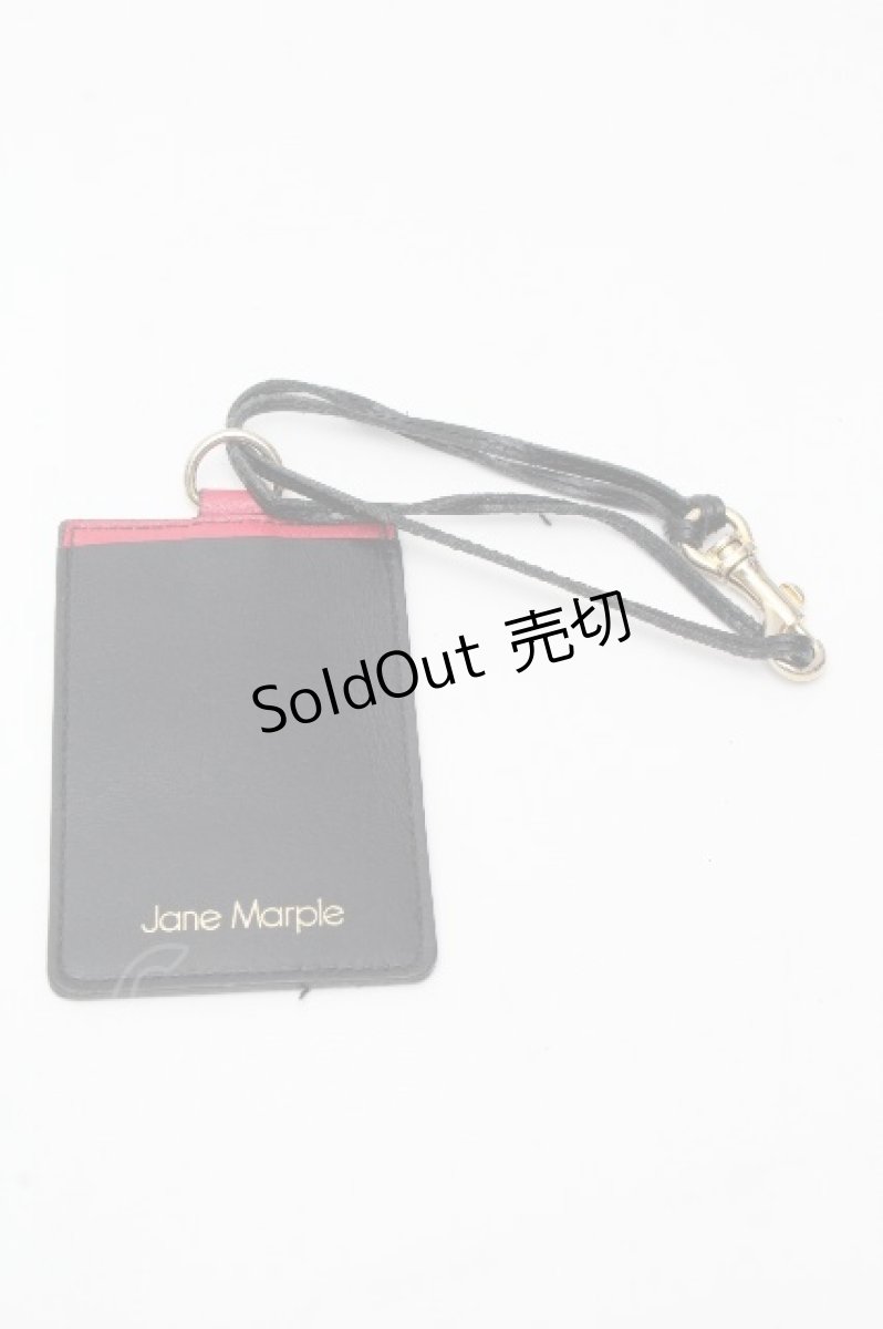 画像1: Jane Marple / レザーパスケース  黒ｘピンク S-26-04-17-004-JM-ZA-AS-ZS (1)
