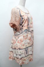 画像2: axes femme / 絵画タッチバラ柄チュニ   S-26-04-17-042-AX-OP-AS-ZS (2)