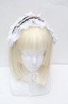画像1: LOLITA / ヘッドドレス  黒 S-26-04-17-008-LO-AC-AS-ZS (1)