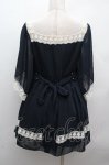 画像3: LOLITA / レースシフォントップス  紺 S-26-04-17-050-LO-BL-HR-ZS (3)