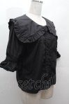 画像2: LOLITA / パフ袖ビッグ襟ブラウス  黒 S-26-04-17-051-LO-BL-HR-ZS (2)