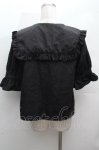 画像3: LOLITA / パフ袖ビッグ襟ブラウス  黒 S-26-04-17-051-LO-BL-HR-ZS (3)