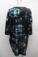 画像3: NieR Clothing / 転写ロンT  黒ｘグリーン S-26-04-17-052-PU-TS-HR-ZS (3)