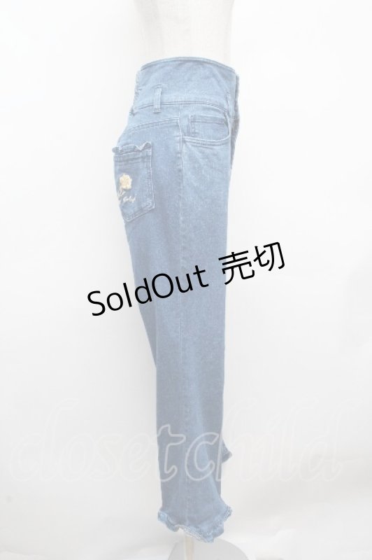 画像2: axes femme / デニムパンツ  青 S-26-04-17-063-AX-PA-AS-ZS (2)