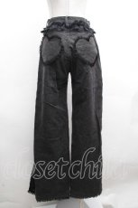 画像3: AVENCHUMU / Lacy garter wide denimパンツ  グレー S-26-04-17-064-LO-PA-AS-ZS (3)