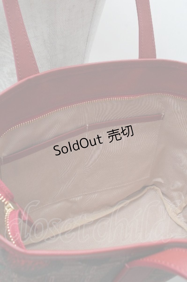 画像5: Q-pot. / チョコレート×ストロベリー ジップトートバッグ  ブラウン S-26-04-17-020-QP-BG-AS-ZS (5)