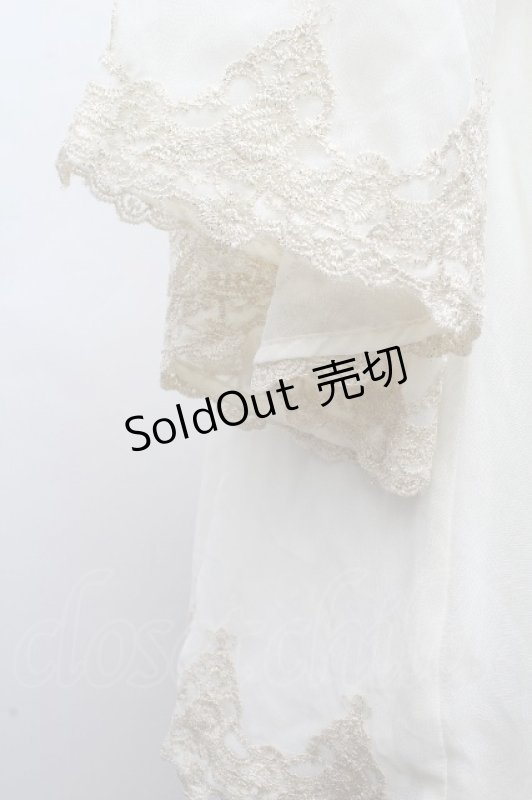 画像3: LOLITA / 花柄シフォン切替トップス  オフ S-26-04-17-025-LO-TO-HR-ZS (3)