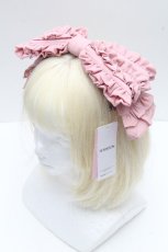 画像1: Chalmiere / リボン型ヘッドドレス  ピンク S-26-04-18-1004-0-AC-HR-ZS (1)