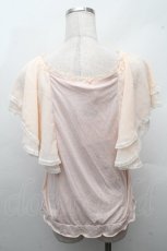 画像2: axes femme / シフォン袖トップス  ピンク S-26-04-18-1030-AX-TO-HR-ZS (2)