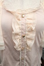 画像3: axes femme / シフォン袖トップス  ピンク S-26-04-18-1030-AX-TO-HR-ZS (3)