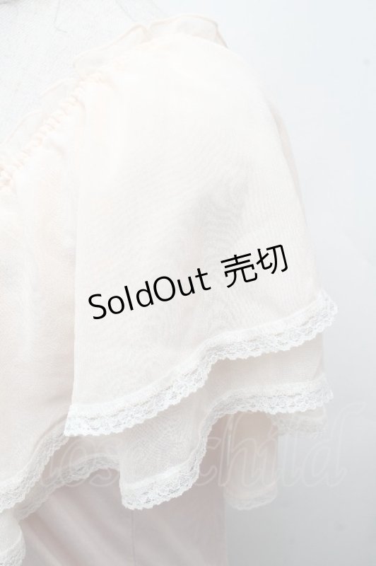 画像4: axes femme / シフォン袖トップス  ピンク S-26-04-18-1030-AX-TO-HR-ZS (4)