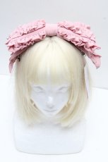 画像2: Chalmiere / リボン型ヘッドドレス  ピンク S-26-04-18-1004-0-AC-HR-ZS (2)