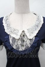 画像3: axes femme / バラ襟インナーPO  ネイビー S-26-04-18-1035-AX-TO-HR-ZS (3)