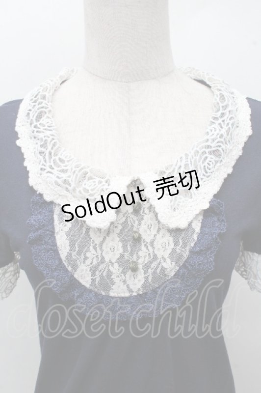 画像3: axes femme / バラ襟インナーPO  ネイビー S-26-04-18-1035-AX-TO-HR-ZS (3)