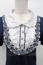 画像3: axes femme / レースブロッキングプルオーバー  紺 S-26-04-18-1036-AX-TO-HR-ZS (3)