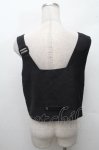 画像2: Princess Chronicles / フェイクポケットアシンメトリーベスト  黒 S-26-04-18-1038-PU-TO-TE-ZS (2)