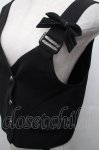 画像3: Princess Chronicles / フェイクポケットアシンメトリーベスト  黒 S-26-04-18-1038-PU-TO-TE-ZS (3)