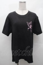 画像1: LOVER’S ROCK / スカルプリントTシャツ  黒 S-26-04-18-1041-PU-TS-TE-ZI (1)