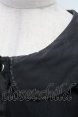 画像4: Jamie エーエヌケー / パール付きチュールワンピース  黒 S-26-04-18-1042-LO-OP-HR-ZS (4)