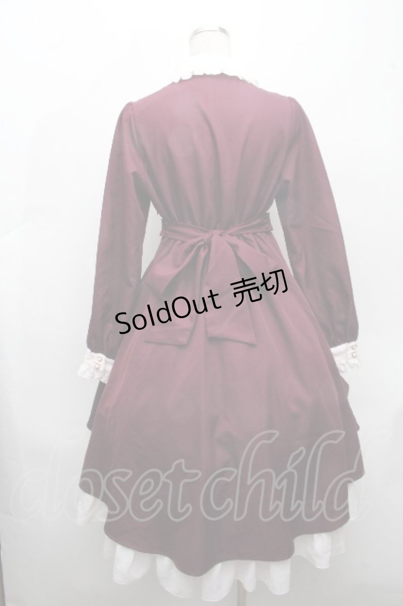 画像2: Amavel / Gothic dollフィッシュテールワンピース  ワイン S-26-04-18-1044-CA-OP-TE-ZS (2)