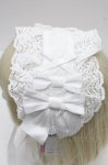画像3: Chalmiere / トーションレースヘッドドレス  白 S-26-04-18-1005-0-AC-HR-ZS (3)