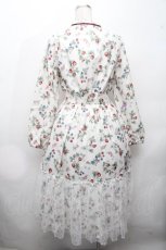 画像2: axes femme / ベリー柄ロングワンピース  アイボリー S-26-04-18-1045-AX-OP-HR-ZS (2)