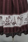 画像3: axes femme / パリトラベルパネル柄スカート  ブラウン S-26-04-18-1062-AX-SK-HR-ZS (3)
