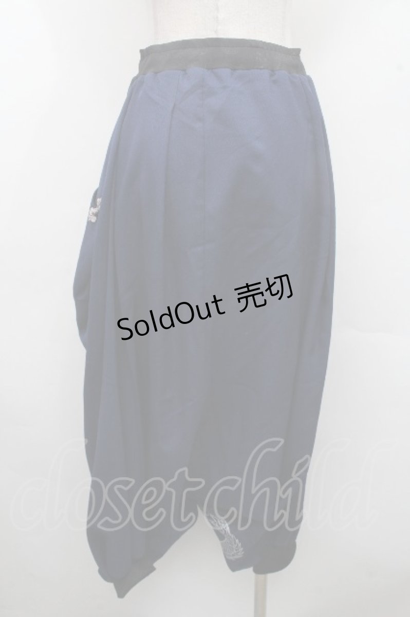 画像2: Qutie Frash / 袴サルエルパンツ  紺 S-26-04-18-1065-QU-PA-HR-ZS (2)