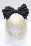 画像2: LOLITA / リボンカチューシャ  黒 S-26-04-18-1009-LO-TO-HR-ZS (2)