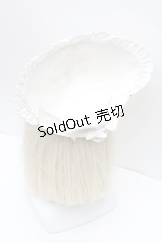 画像4: ALICE and the PIRATES / Roses cross emblemナースキャップ  アイボリー S-26-04-18-1011-PA-AC-HR-ZS (4)