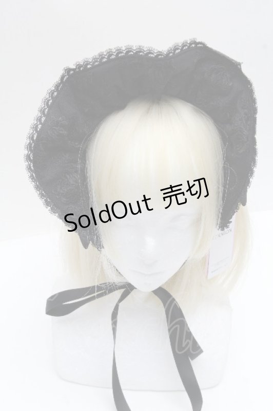 画像2: Chalmiere / ハーフボンネ  黒 S-26-04-18-1002-0-AC-HR-ZS (2)