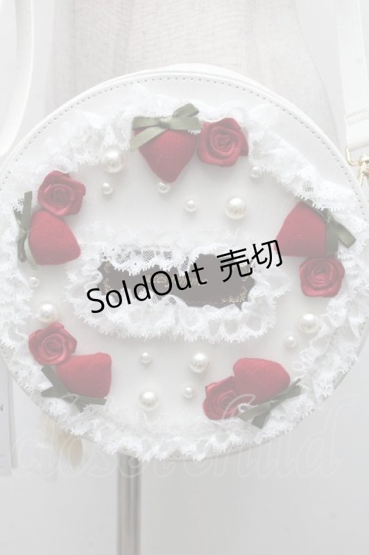 画像3: axes femme / ローズケーキモチーフバッグ  白 S-26-04-18-1015-AX-BG-HR-ZS (3)