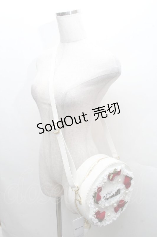 画像4: axes femme / ローズケーキモチーフバッグ  白 S-26-04-18-1015-AX-BG-HR-ZS (4)