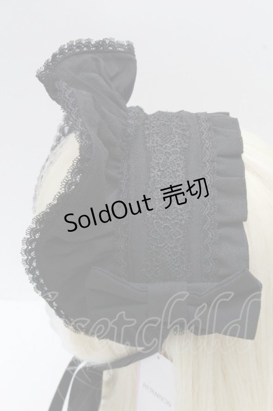 画像3: Chalmiere / ハーフボンネ  黒 S-26-04-18-1002-0-AC-HR-ZS (3)