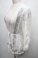 画像3: axes femme / フラワー刺繍レースカーデ/ミュルーズ染織美術館コラボ  白 S-26-04-18-1016-AX-TO-HR-ZS (3)