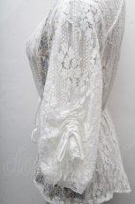 画像4: axes femme / フラワー刺繍レースカーデ/ミュルーズ染織美術館コラボ  白 S-26-04-18-1016-AX-TO-HR-ZS (4)