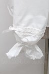 画像4: Chalmiere / プチリボン丸襟ブラウス  白 S-26-04-18-1017-0-BL-HR-ZS (4)