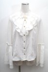 画像1: Amavel / アンティークバックル フレアスリーブブラウス F 白 S-26-04-18-1018-CA-BL-TE-ZS (1)