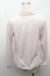 画像2: axes femme / レースカラーカットブラウス  ピンク S-26-04-18-1029-AX-TO-HR-ZS (2)