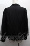 画像2: axes femme / 袖チュールブラウス  黒 S-26-04-19-032-AX-BL-HR-ZS (2)
