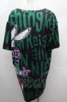 画像2: NieR Clothing / 転写ロンT  黒ｘグリーン S-26-04-19-033-PU-TS-HR-ZS (2)