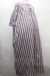 画像3: axes femme / ストライプ柄ラグラン袖ワンピース  グレーｘ赤 S-26-04-19-036-AX-OP-AS-ZS (3)