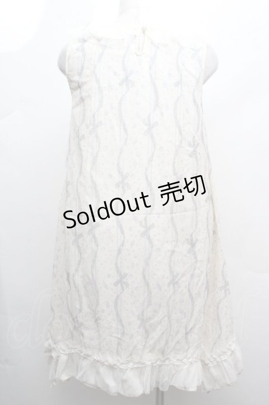 画像2: axes femme / パール＆シェル柄ワンピース  オフ S-26-04-19-039-AX-OP-AS-ZS (2)