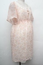 画像3: LOLITA / 花柄シフォン切替チュニック  ピンク S-26-04-19-041-LO-TO-HR-ZS (3)