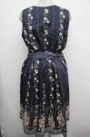 画像2: axes femme / 花柄パネルワンピース  紺 S-26-04-19-050-AX-OP-HR-ZS (2)