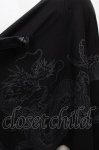 画像4: Qutie Frash / ドラゴンプリントカーデ  黒 S-26-04-19-052-QU-TO-HR-ZS (4)
