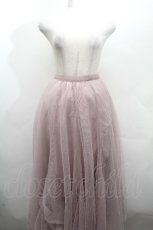 画像1: axes femme / ロングチュールスカート  グレージュ S-26-04-19-055-AX-SK-AS-ZS (1)