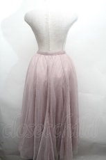 画像2: axes femme / ロングチュールスカート  グレージュ S-26-04-19-055-AX-SK-AS-ZS (2)